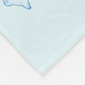 Friedliche Winterwaldschneedecke Zeichnend Wasserf Fleecedecke (Ecke)