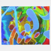 Friedliche Wirbel Fleece Blanket (Vorderseite (Horizontal))