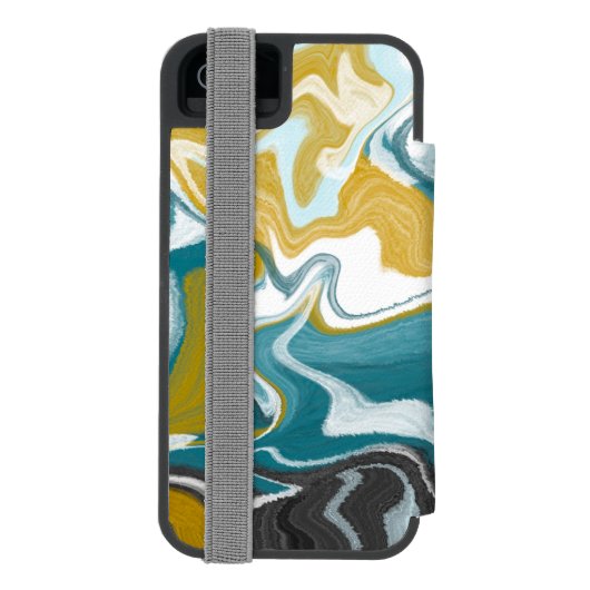 Friedliche Wirbel Incipio iPhone Geldbeutel-Hülle (Folio Rückseite)