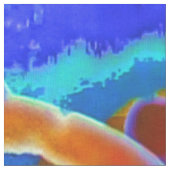 Friedliche Wirbel Stoff (Nahaufnahme)