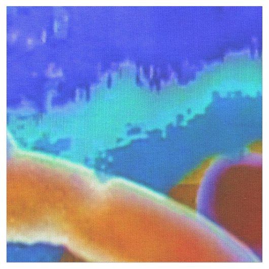 Friedliche Wirbel Stoff (Nahaufnahme)