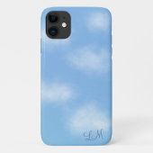Friedliche Wolken Personalisiert Phone Case (Rückseite)