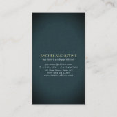 Friedliche Yoga Meditation Mondlicht Sky Ocean Bea Visitenkarte (Rückseite)