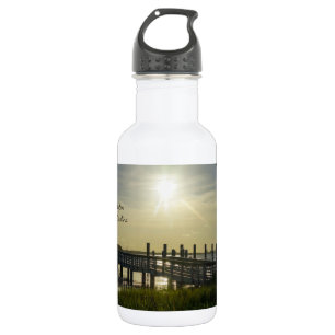 Friedlicher Abend auf der Wasserflasche des Cooper