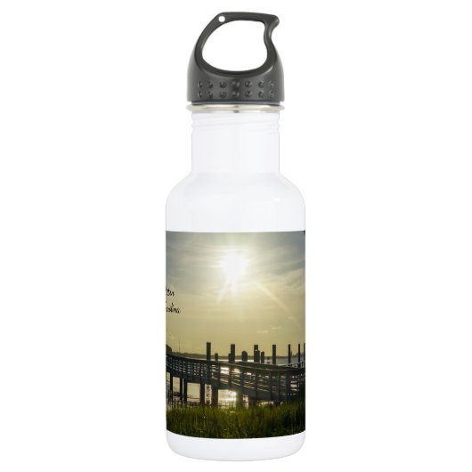 Friedlicher Abend auf der Wasserflasche des Cooper (Vorderseite)