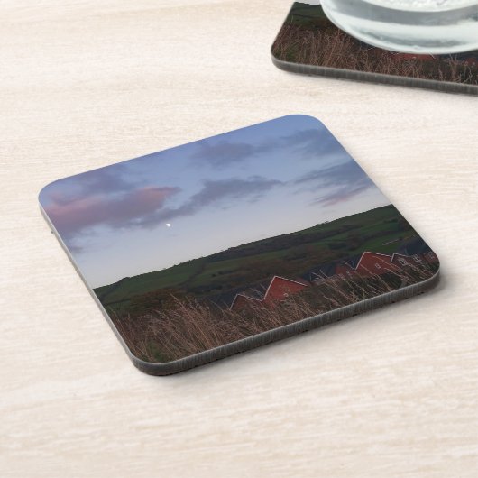 Friedlicher Abend in Newtown Getränkeuntersetzer (Linke Seite)