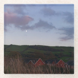 Friedlicher Abend in Newtown Glasuntersetzer