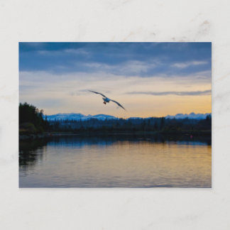 Friedlicher Abend Postkarte