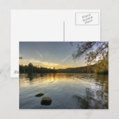 Friedlicher Abend Postkarte (Vorne/Hinten)
