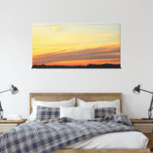 Friedlicher Abendhimmel über Feldern Leinwanddruck (Insitu (Schlafzimmer))