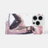Friedlicher Anime iPhone Hülle (Rückseite (Horizontal))