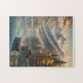 Friedlicher Bergsee Puzzle (Horizontal)