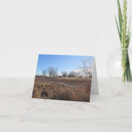 Friedlicher Blauer Himmel - Blankokarte Karte