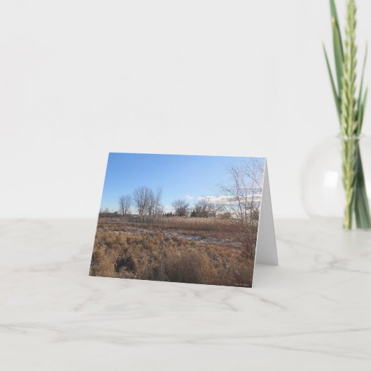 Friedlicher Blauer Himmel - Blankokarte Karte (Vorderseite)