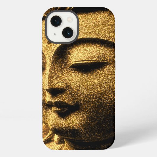 Friedlicher Buddha iPhone Hülle (Rückseite)