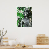 Friedlicher Buddha-Meditationsposter – Zen-Wandkun Poster (Küche)
