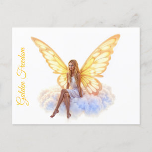 Friedlicher, eleganter und heller Himmel Postkarte
