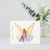 Friedlicher, eleganter und heller Himmel Postkarte (Stehend Vorderseite)