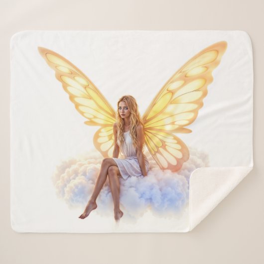 Friedlicher, eleganter und heller Himmel Sherpadecke (Vorderseite (Horizontal))