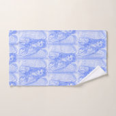 Friedlicher Engel in Light Blue Badhandtuch Set (Handtuch)