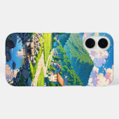 Friedlicher Fluss Village Case-Mate iPhone Hülle (Rückseite (Horizontal))