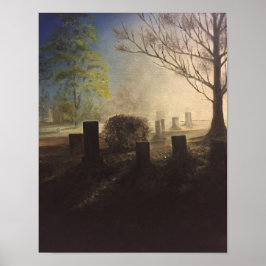 Friedlicher Friedhof Poster