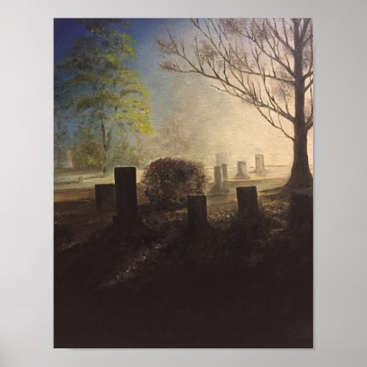 Friedlicher Friedhof Poster (Vorne)