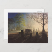 Friedlicher Friedhof Postkarte (Vorne/Hinten)