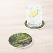 Friedlicher Frühlingsbach Untersetzer (Seite)