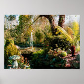 Friedlicher Garten in Guernsey Poster (Vorne)