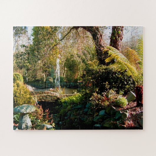 Friedlicher Garten Puzzle (Horizontal)