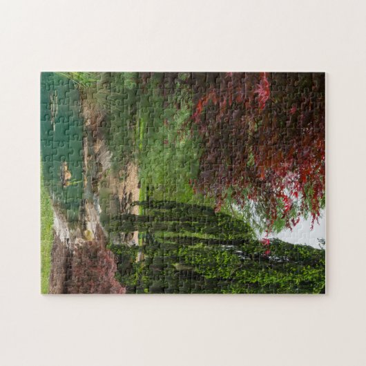 Friedlicher Garten Puzzle (Horizontal)