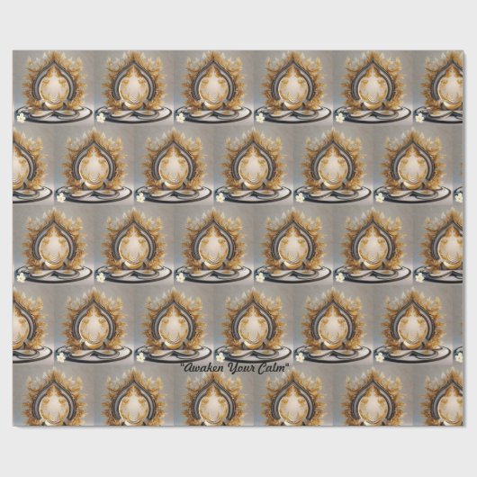 "Friedlicher Gedankenraum" Geschenkpapier (Flach)