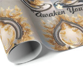 "Friedlicher Gedankenraum" Geschenkpapier (Rolleneckpunkt)