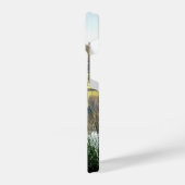 Friedlicher Golfplatz Park Landschaft iPhone Hülle (Linke Seite)