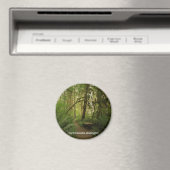Friedlicher grüner Waldweg in Washington Magnet (In Situ (Geschirrspüler))