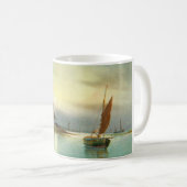 Friedlicher Hafen Kaffeetasse (VorderseiteRechts)