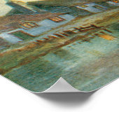 Friedlicher Hafen Poster (Ecke)