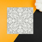 Friedlicher Herbst: Halloween-Magic-Farbkarte