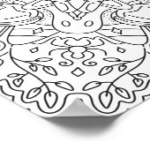 Friedlicher Herbst: Halloween-Magie-Färbung Poster (Ecke)