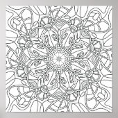 Friedlicher Herbst: Herbst-Blätterplakat Poster (Vorne)