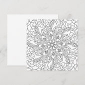 Friedlicher Herbst: Holzfarbenkarte (Vorne/Hinten)