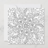 Friedlicher Herbst: Holzfarbenkarte (Vorderseite)