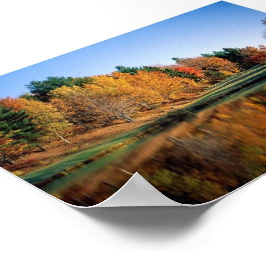 Friedlicher Herbst in Vermont Poster (Ecke)