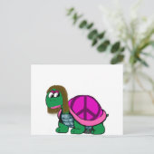 Friedlicher Honu Gril Postkarte (Stehend Vorderseite)