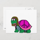 Friedlicher Honu Gril Postkarte (Vorne/Hinten)