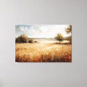 Friedlicher Horizont Leinwanddruck (Vorderseite)