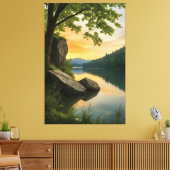Friedlicher Horizont Leinwanddruck (Insitu (Wohnzimmer))