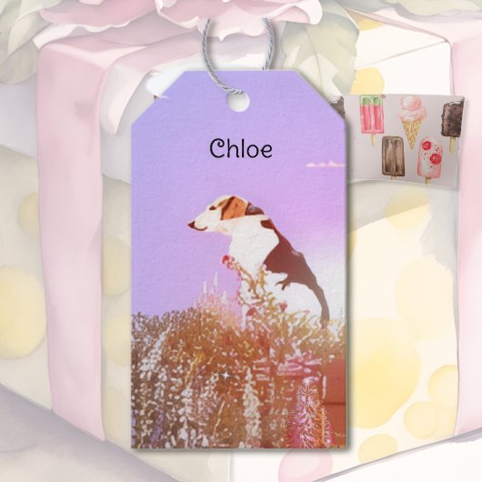 Friedlicher Hund Geschenkanhänger