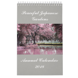 Friedlicher Japaner arbeitet jährlicher Kalender